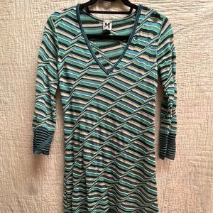 Missoni Teal White & Blue Dress